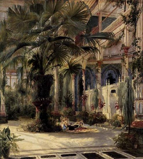 In the Palm House in Potsdam, Karl Blechen
